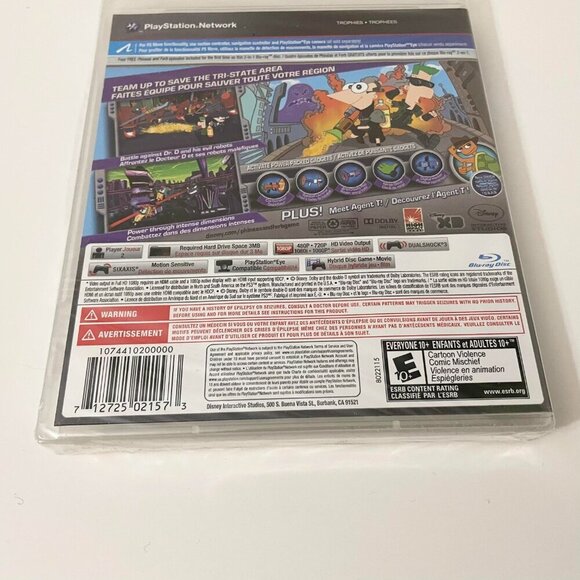 Playstation PS3 Phineas and Ferb Across the 2nd Dimension Video Game Disney - Picture 10 of 13